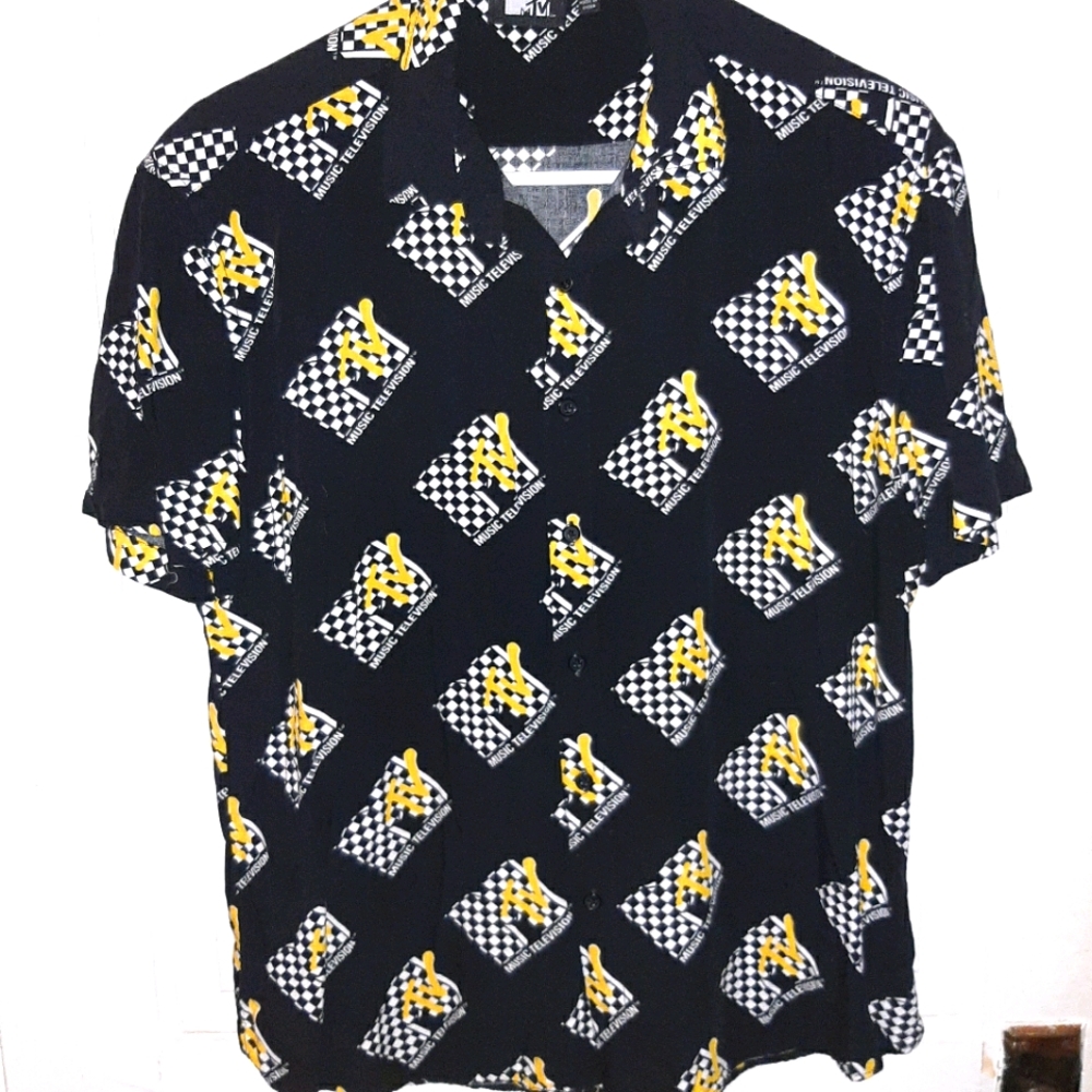 Vintage Mtv Button up Shirt